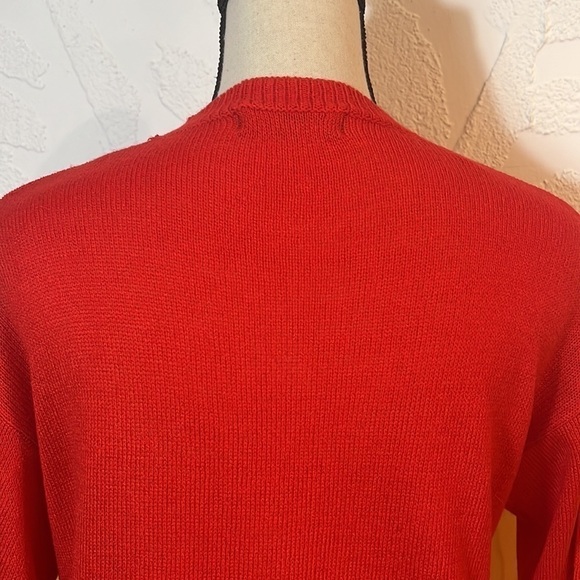 Bershka Red Pullover Sweater Sz-XS - Picture 5 of 7